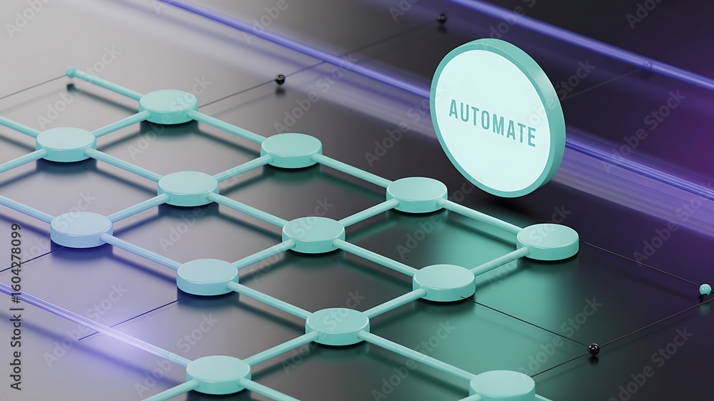 Poster exploring the frontiers of algorithmic automation and digital transformation for enhanced business e