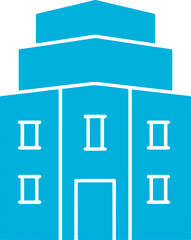 school building icon 