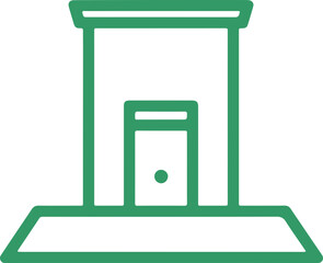 school building icon 