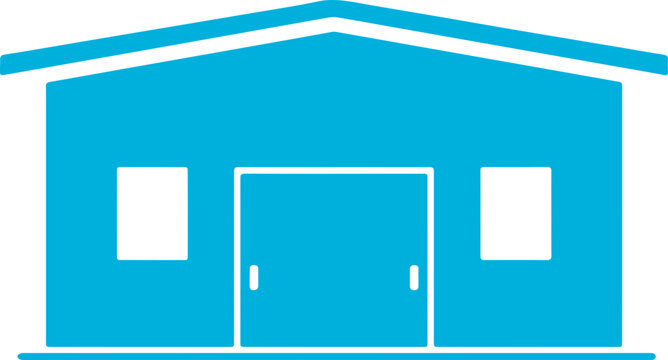 school building icon | vector style building icon | building transparent icon 