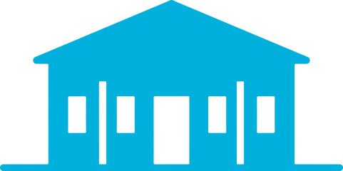 school building icon vector