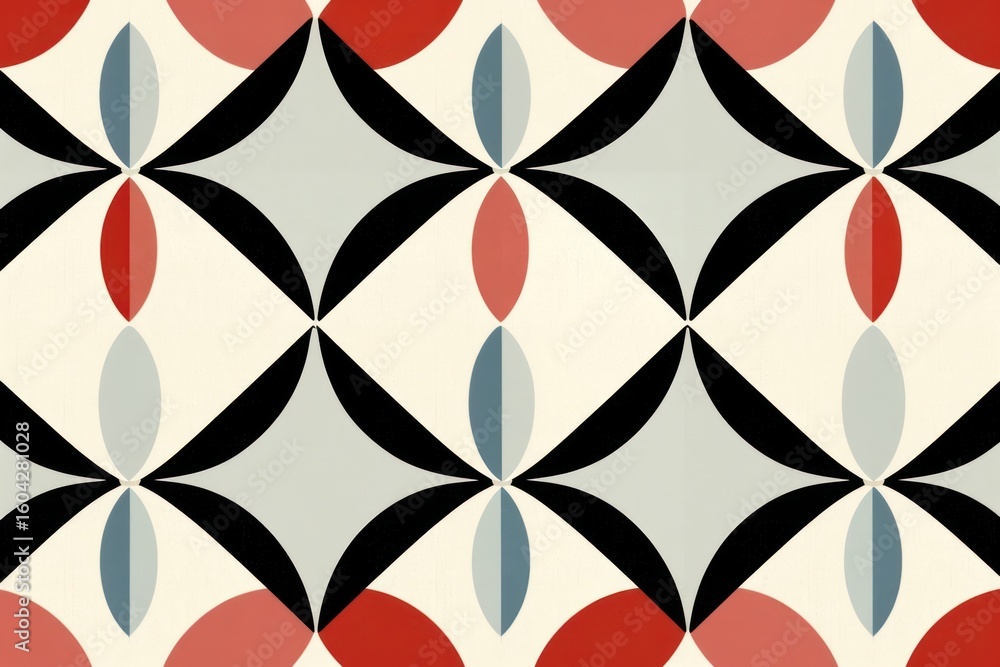 Poster retro geometrical seamless pattern background retro graphics.
