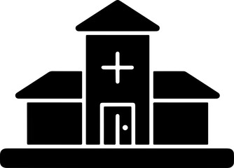 school building icon vector