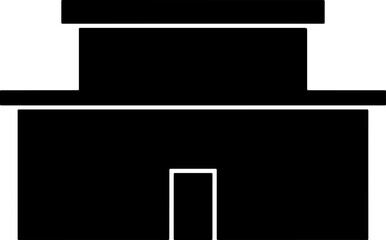 school building icon vector