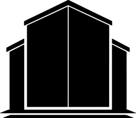 school building icon vector