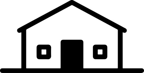 school building icon vector 