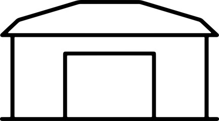 school building icon vector 