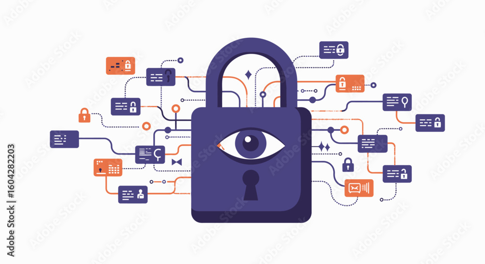 Poster secure your data with this advanced cybersecurity system for ultimate protection
