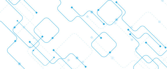 Abstract futuristic technology background. Abstract digital technology futuristic internet network speed connection white and blue background.