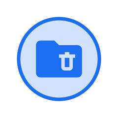 Obraz premium Folder Delete