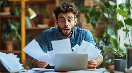  Writer accidentally deleting an entire document, looking shocked (2)