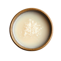 Korean Makgeolli Rice Wine Served In Bowl Isolated On Transparent Background