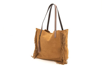 Elegant and modern leather purse, feminine accessory for style, glamour, and sophistication.