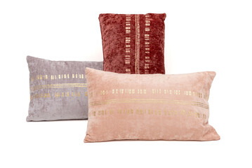 Wool and cotton pillows, colorful and soft, perfect for decorating and providing comfort in winter.