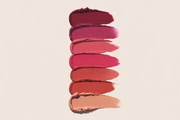 Lipstick swatches rich berry rose coral and peach makeup