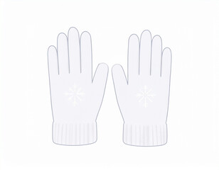 Obraz premium 手袋 イラスト 