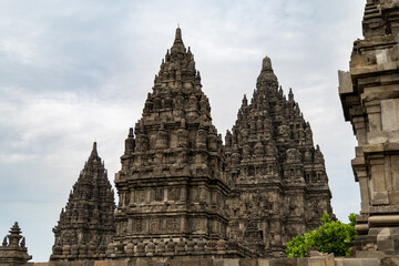 Fototapeta premium Prambanan temple is a 9th-century Hindu temple compound in the Special Region of Yogyakarta, in southern Java, Indonesia