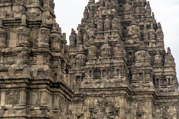Fototapeta premium Prambanan temple is a 9th-century Hindu temple compound in the Special Region of Yogyakarta, in southern Java, Indonesia