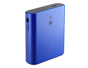 Portable Power Bank External Battery Charger Device Icon Isolated on White Background
