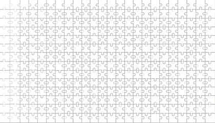 Blank white jigsaw puzzle (1)