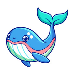 blue whale cartoon