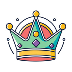 vector crown icon