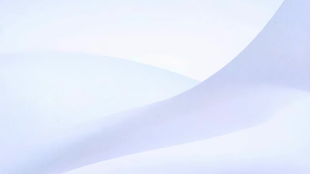 Abstract minimalist pastel background with soft blue and white curves in modern design. concept of serene abstract art, minimalist style, calming visual aesthetics. Animation