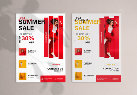 Fashion Event Flyer Layout