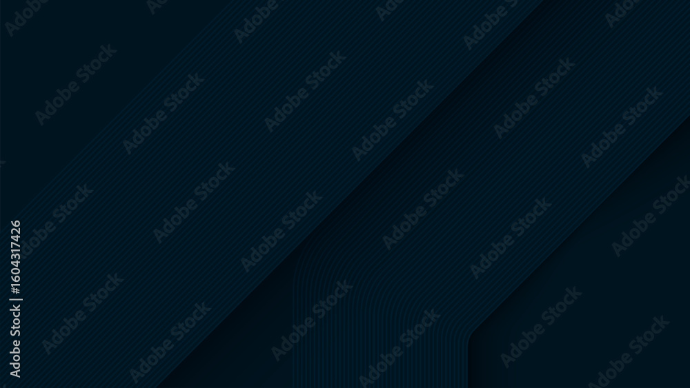 Canvas Prints dark blue abstract background with glowing lines and digital light effects