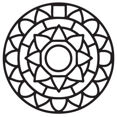 Black and White Mandala Design Collection