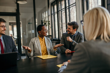 Business people having a meeting in the conference room
