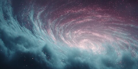 Abstract swirling vortex design