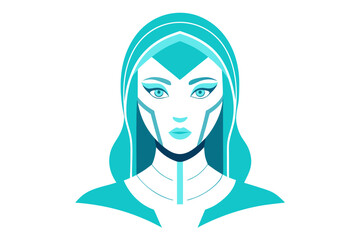 Futuristic abstract illustration of a human head formed by glowing blue lines and connected nodes, symbolizing artificial intelligence, machine learning,