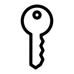 vector illustration of a key.