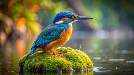 A colorful lilac-breasted roller and a beautiful blue kingfisher perch on a branch, showcasing nature's vibrant bird wildlife