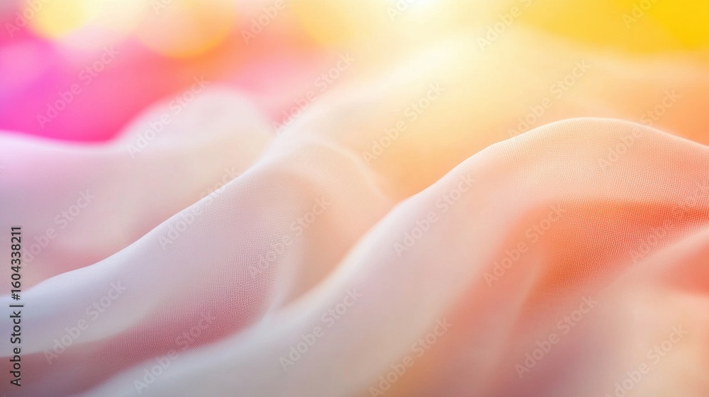 Poster soft fabric texture with warm light creating an inviting atmosphere