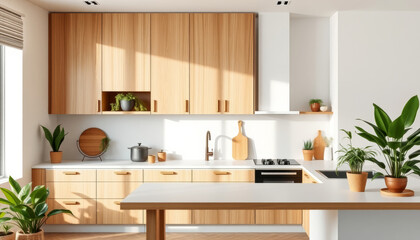 modern kitchen interior