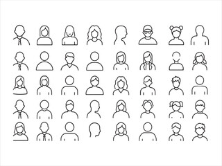 Diverse Avatar Icons collection