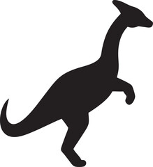 kangaroo vector silhouette