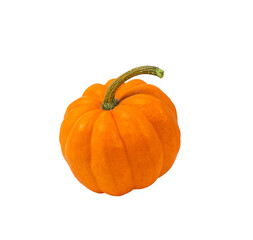 Hokkaido pumpkin on a white background