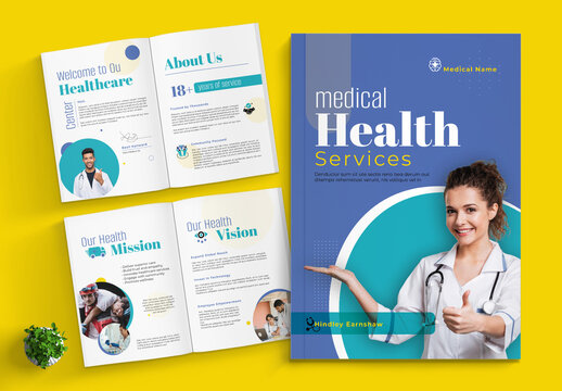 Medical Health Services Template Brochure Design