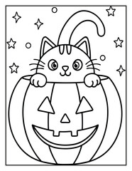Halloween Coloring Page – Fun, Spooky, and Easy Designs for Kids and Adults | Ghosts, Pumpkins, Witches & More | Print