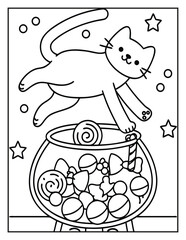 Halloween Coloring Page – Fun, Spooky, and Easy Designs for Kids and Adults | Ghosts, Pumpkins, Witches & More | Print