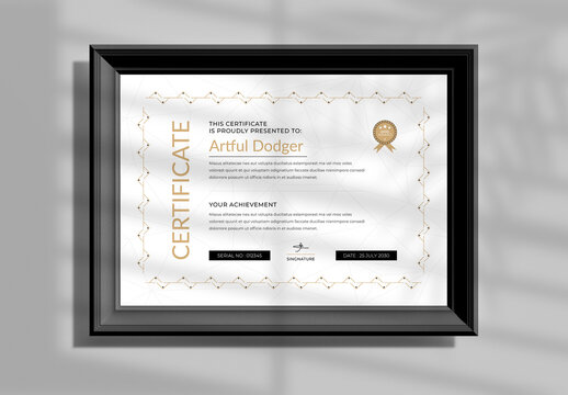 Modern Certificate Template