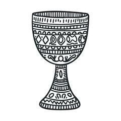 Decorative chalice design for celebrations and events
