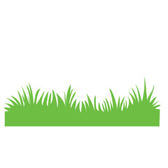 Fototapeta premium Green Grass Illustration for Decorative Use. Grass vector on white background