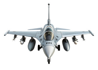 Fototapeta premium fighter jet isolated on white background PNG, AI GENERATED