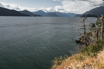View from Whytecliff Lookout in West Vancouver, British Columbia, Canada.