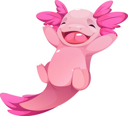 Cute Pink Axolotl