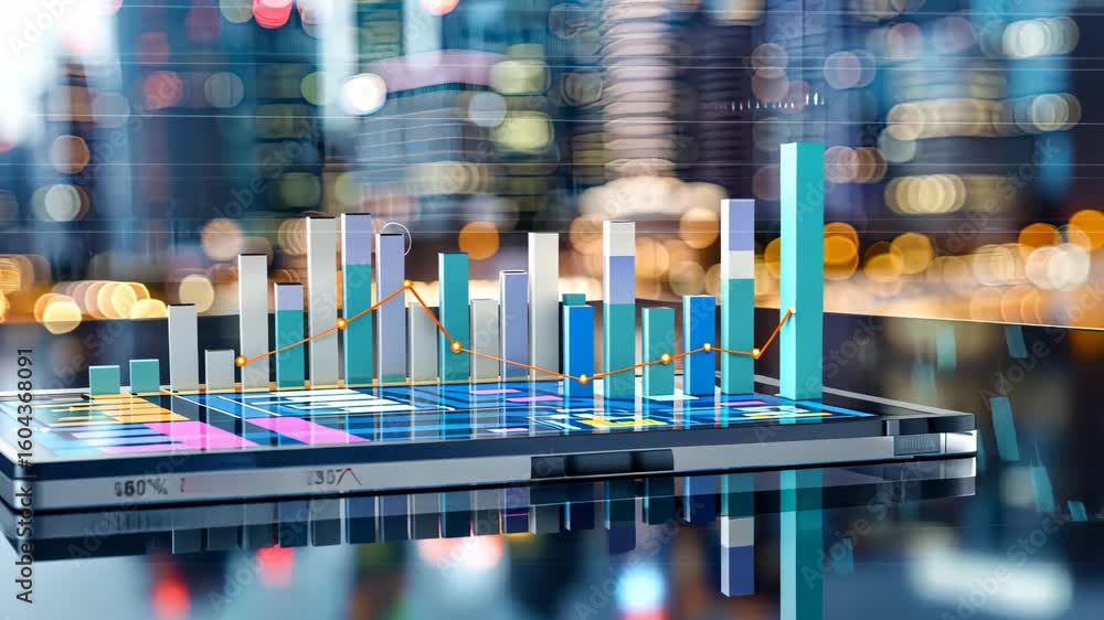 Aufkleber innovative data visualization techniques illustrate trends and insights, enhancing decision-making f